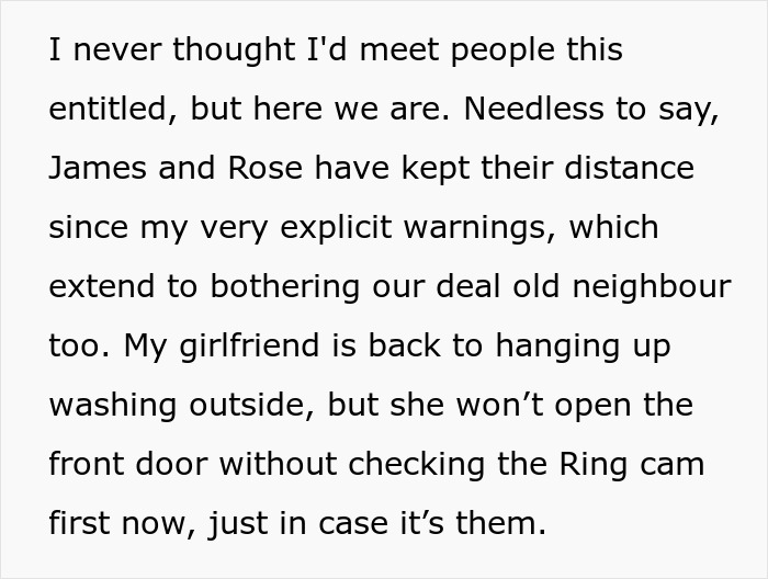 Man turning on Karen mode to handle entitled neighbors taking over the whole block and causing conflicts.