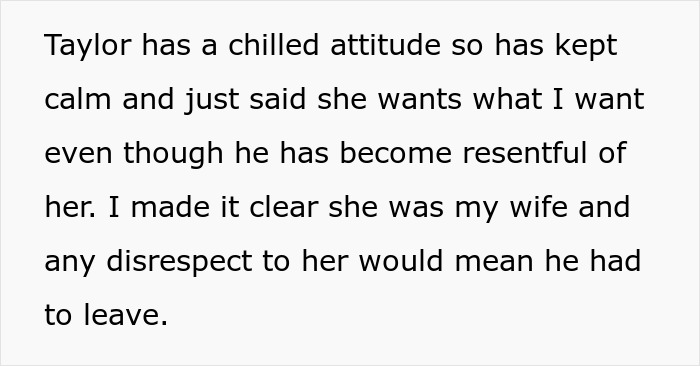 Text passage about 11-year-old acting beyond creepy around stepsister who just gave birth, with parents refusing help.