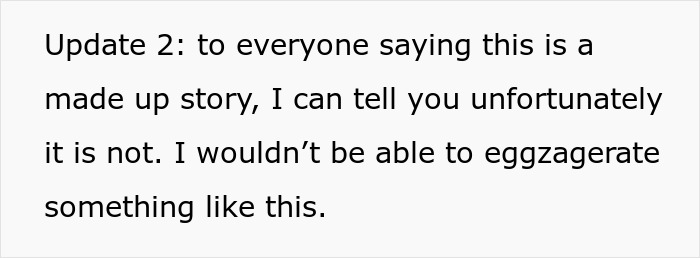 Alt text: Person clarifying a story about mistakenly owing $43 at a convenience store after believing they were stealing.