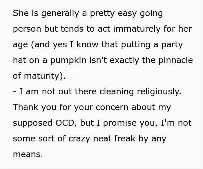 Person annoyed by neighbor&rsquo;s rotting pumpkin, considering sending a passive-aggressive message about the situation.