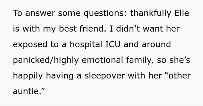 Text excerpt explaining a man using a boys trip as a disguise for an affair, avoiding family emergency support.