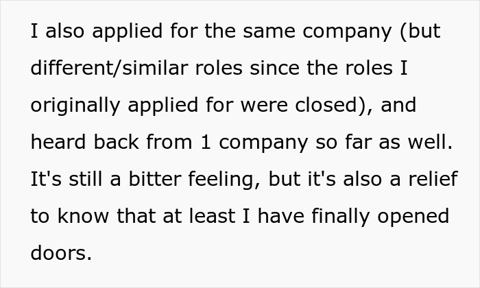 Text excerpt discussing a woman changing her name to a more white-sounding one and receiving more job offers.