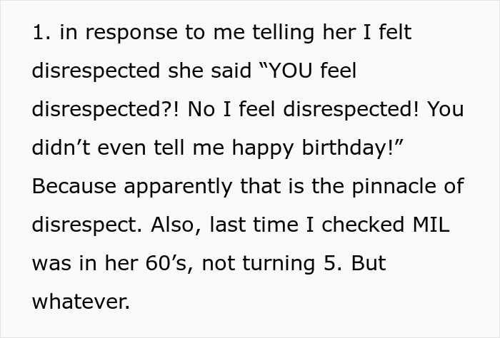 New mom confronts MIL over unhinged behavior and disrespect in a tense family conflict discussion.