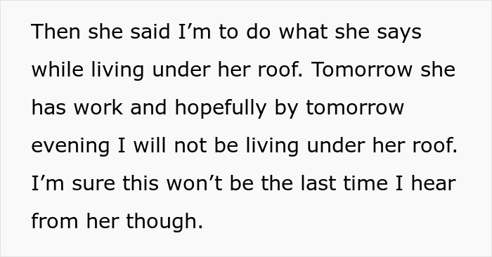 Text passage discussing a paralyzed woman&rsquo;s refusal to babysit and her strained relationship with her mother.