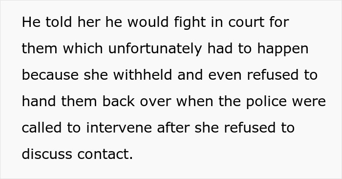 Text about mom poisoning her kids against stepmom, causing lasting resentment and family conflict into adulthood.