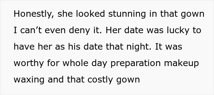 Woman attending gala with client as date, looking stunning in a costly gown with makeup and waxing preparation.