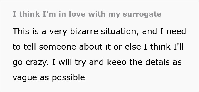 New Mom Is &ldquo;Losing Her Mind&rdquo; Over Her Complicated Feelings For Her Baby&rsquo;s Surrogate