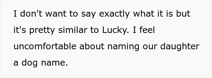 Pregnant wife wants to name baby after childhood dog Lassie, husband feeling weirded out by the unique dog name choice.