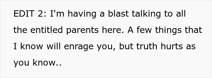 Screenshot of a text post discussing a passenger confronting a mom after an 8-hour toddler meltdown on a plane.