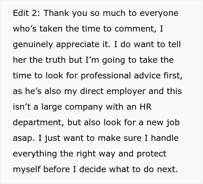 Text excerpt about a woman seeking professional advice after learning the man she&rsquo;s been seeing is marrying soon.