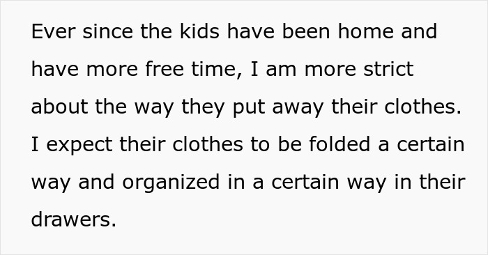 Mom and daughter organizing clothes drawers, demonstrating clean-f***k habits with neatly folded and arranged clothing.