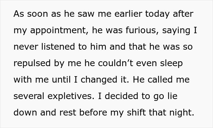 Text excerpt describing a boyfriend furious and repulsed, related to boyfriend destroyed girlfriend&rsquo;s grandma&rsquo;s jewelry box.