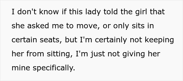 Text from a disabled man explaining he refuses to give up his seat as a teen Karen and old lady try to force him to move. Text from a disabled man explaining he refuses to give up his seat as a teen Karen and old lady try to force him to move.