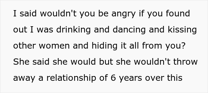 Text excerpt discussing anger over kissing and relationship issues in a family conflict involving a husband and wife.