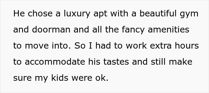 Text about a girlfriend working extra hours after her millionaire boyfriend chooses a luxury apartment with fancy amenities. Text about a girlfriend working extra hours after her millionaire boyfriend chooses a luxury apartment with fancy amenities.