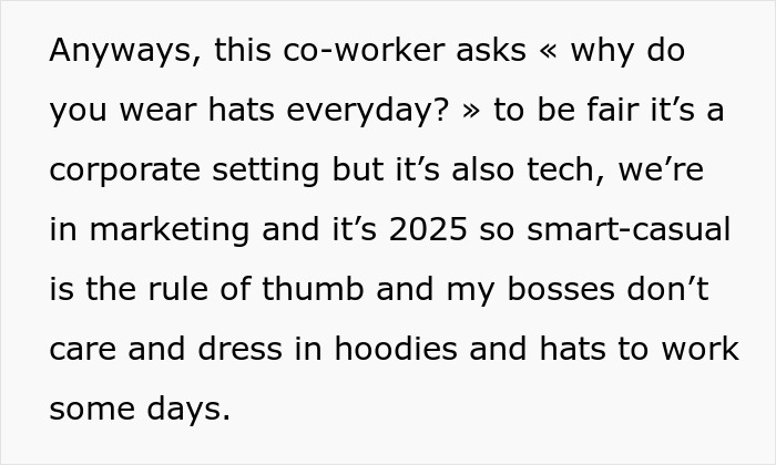 Coworker questions why makeup is worn daily in a tech marketing office sparking online outrage and discussion.