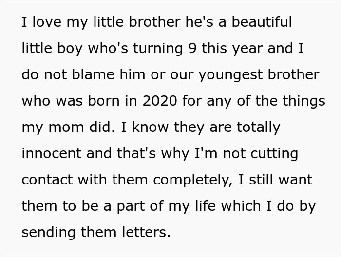 Alt text: Teen torn about continuing to see biological mom while feeling treated like a second-rate child expressed in heartfelt message Alt text: Teen torn about continuing to see biological mom while feeling treated like a second-rate child expressed in heartfelt message