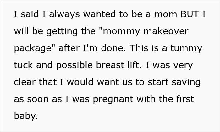 Woman&rsquo;s dream of tummy tuck shattered after husband takes her $15k savings, impacting plans for mommy makeover and breast lift.