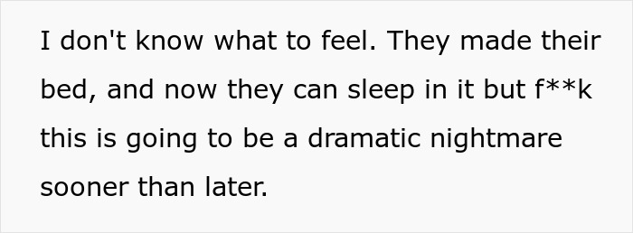 Text on a plain background expressing confusion and frustration about a dramatic nightmare related to lost parents and crypto money.