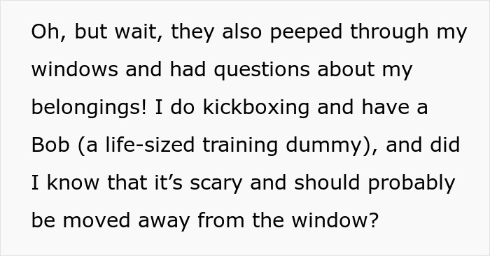 Man turns on Karen mode with neighbors invading privacy by peeping through windows and questioning belongings.