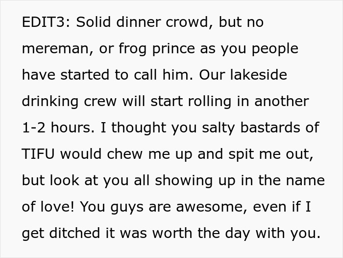 Woman embarrassingly tries to save elite military diver, ends up scoring a date despite the awkward moment.