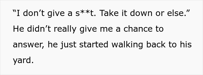 Neighbor threatens couple to take down their Halloween decor or face consequences, sparking a tense dispute.