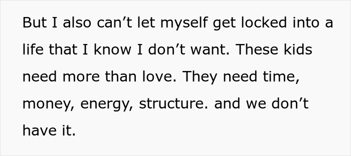 Alt text: Woman saves niblings from foster care while her boyfriend rethinks their future in a challenging situation.