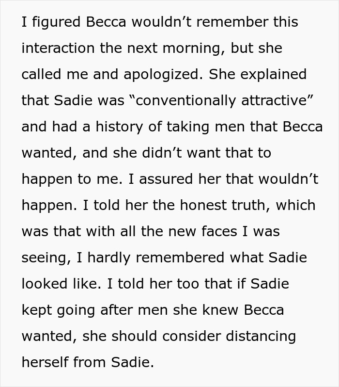 Text excerpt discussing a man rethinking his relationship after his girlfriend&rsquo;s loyalty test and concerns about a rival.