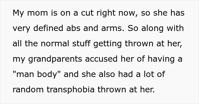 Text excerpt discussing a 39YO wife's defined abs, transphobia, and challenges in an open marriage scenario.