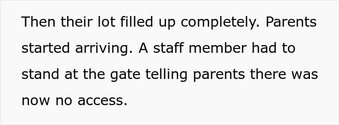 Parking lot chaos erupts after greedy daycare manager has a guy&rsquo;s car towed, causing frustration among arriving parents.