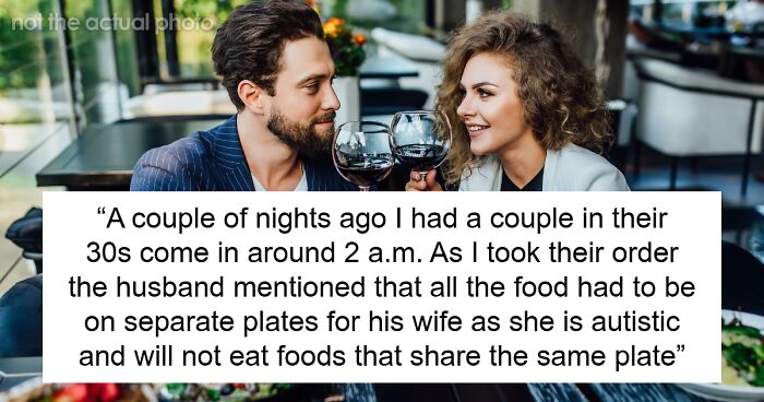 Server Refuses To Let Autistic Woman Off The Hook, Asks Her To Pay For Food, Her Husband Gets Mad