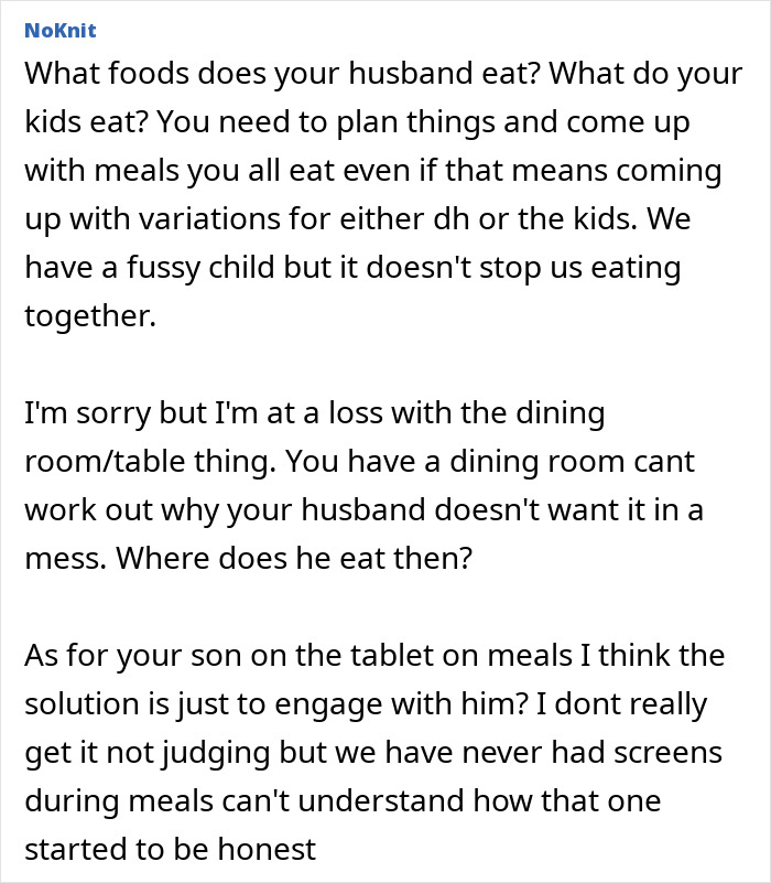 Mom struggling with hurdles to eat together with family, facing challenges in finding mealtime solutions and engagement.