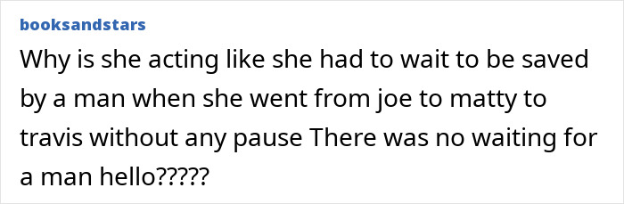 Screenshot of a social media comment discussing Taylor Swift and hinting at a secret jab at her ex in a music video.