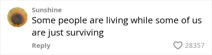 Comment saying some people are living while others are just surviving, sparking backlash over billionaire influencer Hermès haul. Comment saying some people are living while others are just surviving, sparking backlash over billionaire influencer Hermès haul.