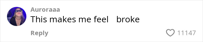 Social media comment saying this makes me feel broke, reacting to billionaire influencer Hermès shopping haul backlash. Social media comment saying this makes me feel broke, reacting to billionaire influencer Hermès shopping haul backlash.