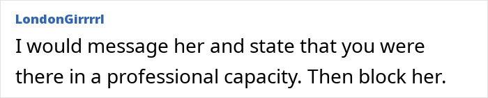 Text message screenshot showing advice on handling a boss-wife claim about an affair, emphasizing an innocent worker's role.
