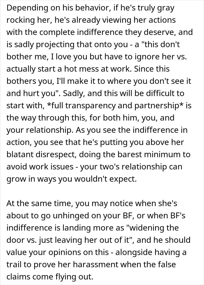 Text about dealing with a man’s work wife sending hearts and mirror selfies, causing girlfriend’s upset and confusion. Text about dealing with a man’s work wife sending hearts and mirror selfies, causing girlfriend’s upset and confusion.