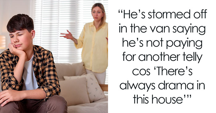 Man Refuses To Buy A New TV After His Son Smashed Theirs Out Of Anger