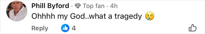 Comment from Phill Byford expressing shock and sadness over the officials revealing cause of passing of couple found lifeless in car.