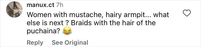 Comment about a pop star dyeing her armpit hair at Paris Fashion Week, sparking mixed social media reactions.