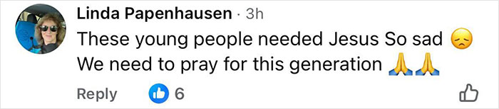 Comment on social media expressing sadness over the passing of a couple found lifeless in their car days before their anniversary.