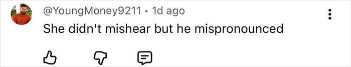 Comment from Twitter user YoungMoney9211 addressing a mispronunciation during Miss Panama's onstage moment.