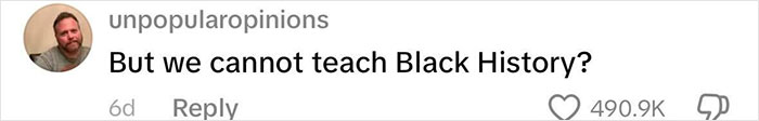 Comment from a user on social media expressing opinion related to dad discovering Life of Charlie Kirk homework assignment.