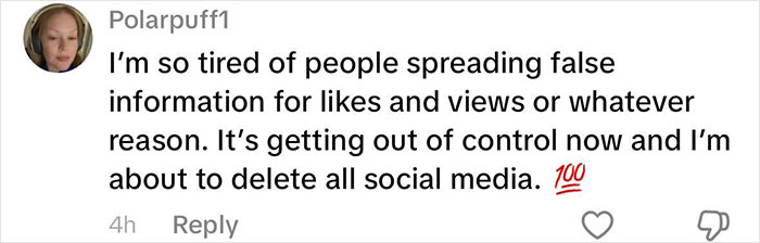 Screenshot of social media comment where a student expresses frustration over false information spreading in the Olive Garden hoax. Screenshot of social media comment where a student expresses frustration over false information spreading in the Olive Garden hoax.