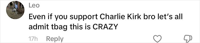 Comment discussing Charlie Kirk homework assignment for 5th grader, highlighting public reaction and controversy online.