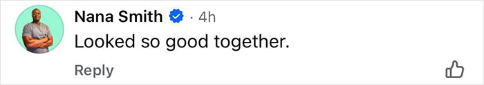 Screenshot of a social media comment reading Looked so good together, related to officials revealing cause of couple found lifeless in car.