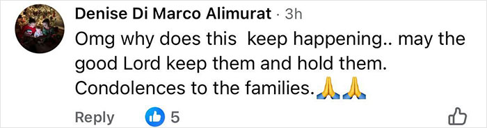 Comment on social media expressing condolences for the passing of couple found lifeless in car before wedding anniversary.