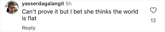 Screenshot of a social media comment mocking Kim Kardashian&rsquo;s conspiracy theory about the 1969 moon landing being fake.