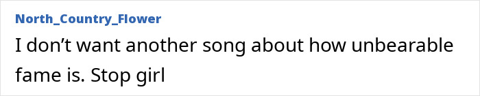 Text post showing backlash comment about unbearable fame, related to Taylor Swift leaked lyrics from The Life Of A Showgirl. Text post showing backlash comment about unbearable fame, related to Taylor Swift leaked lyrics from The Life Of A Showgirl.