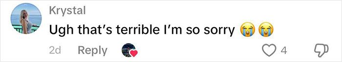 Screenshot of a social media comment expressing sympathy related to the Olive Garden hoax involving a student. Screenshot of a social media comment expressing sympathy related to the Olive Garden hoax involving a student.